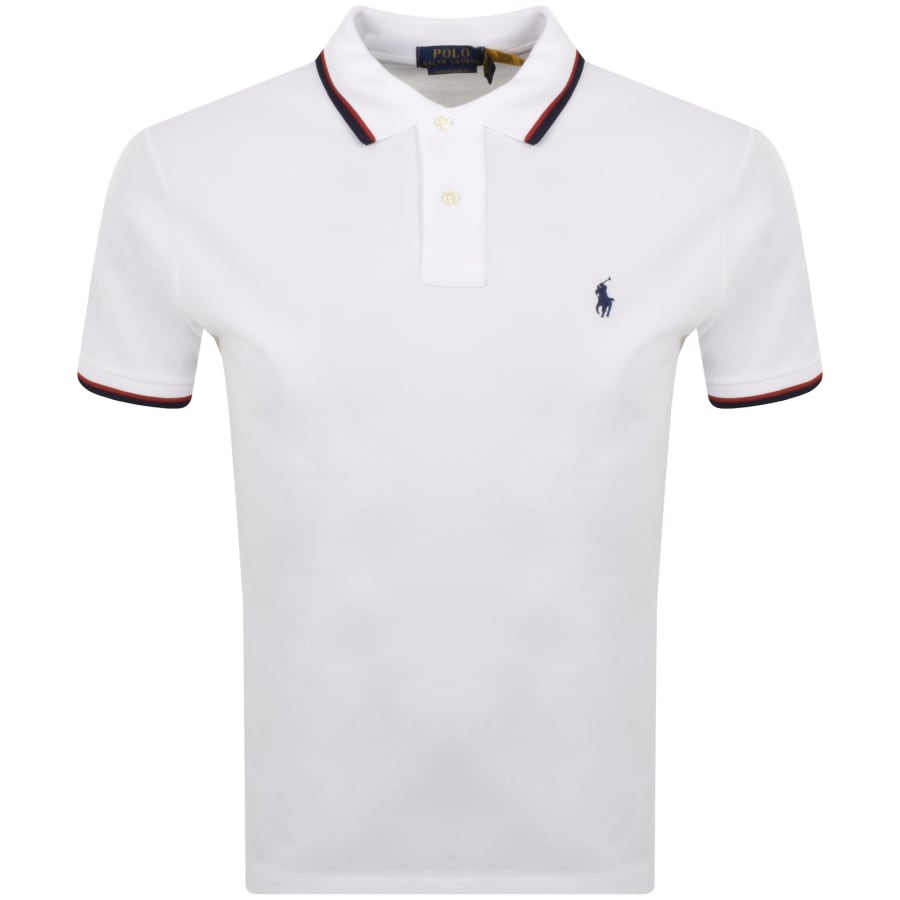Ralph Lauren Twin Tipped Polo T Shirt White Mainline Menswear Canada